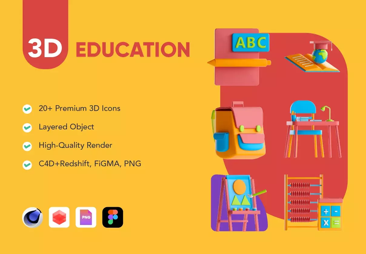 3D Education Pack