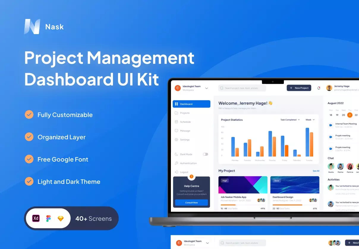 Nask - Project Management Dashboard