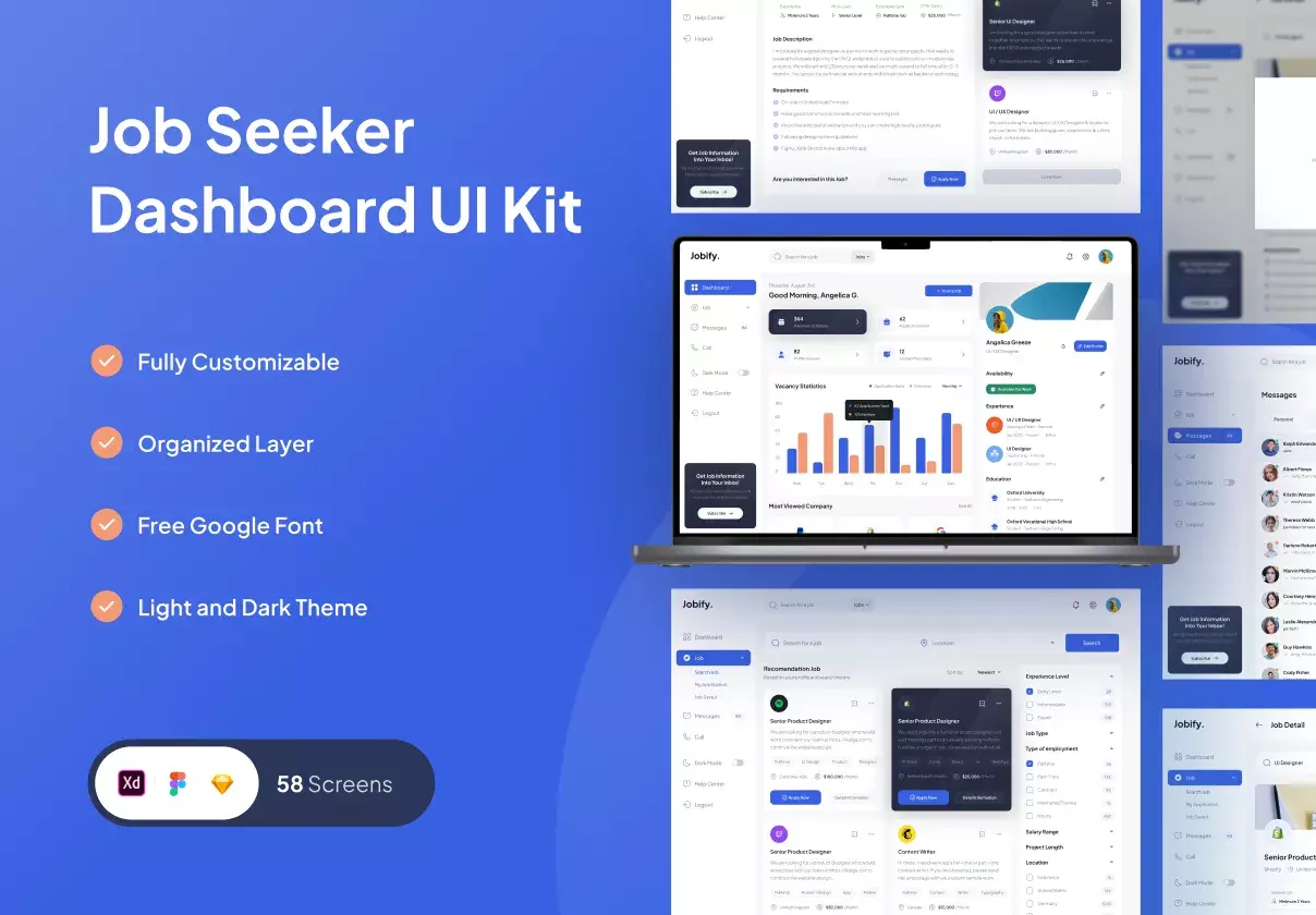 Jobify - Job Seeker Dashboard