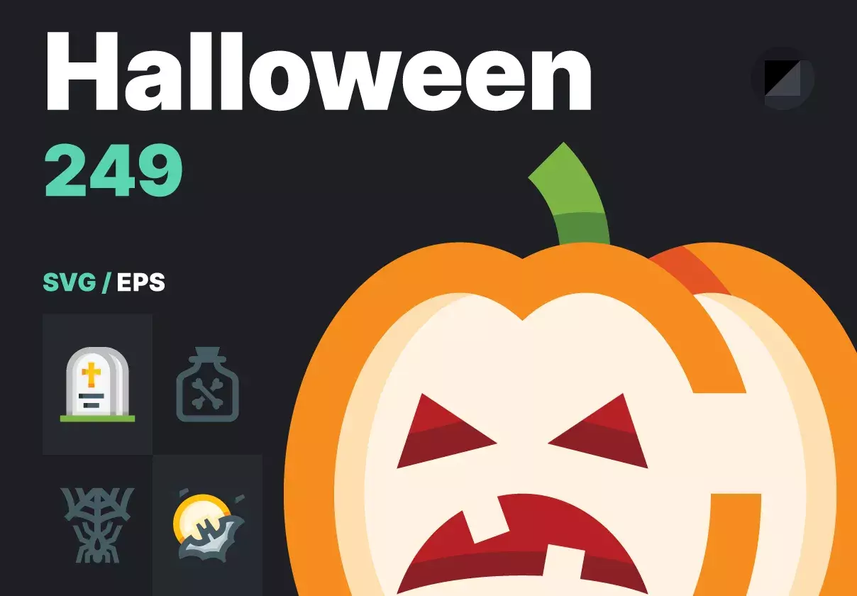 Halloween icons