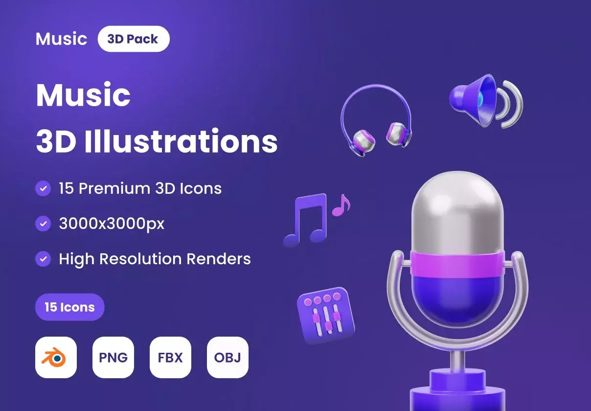 MYMUSIC: 3D Music Icons