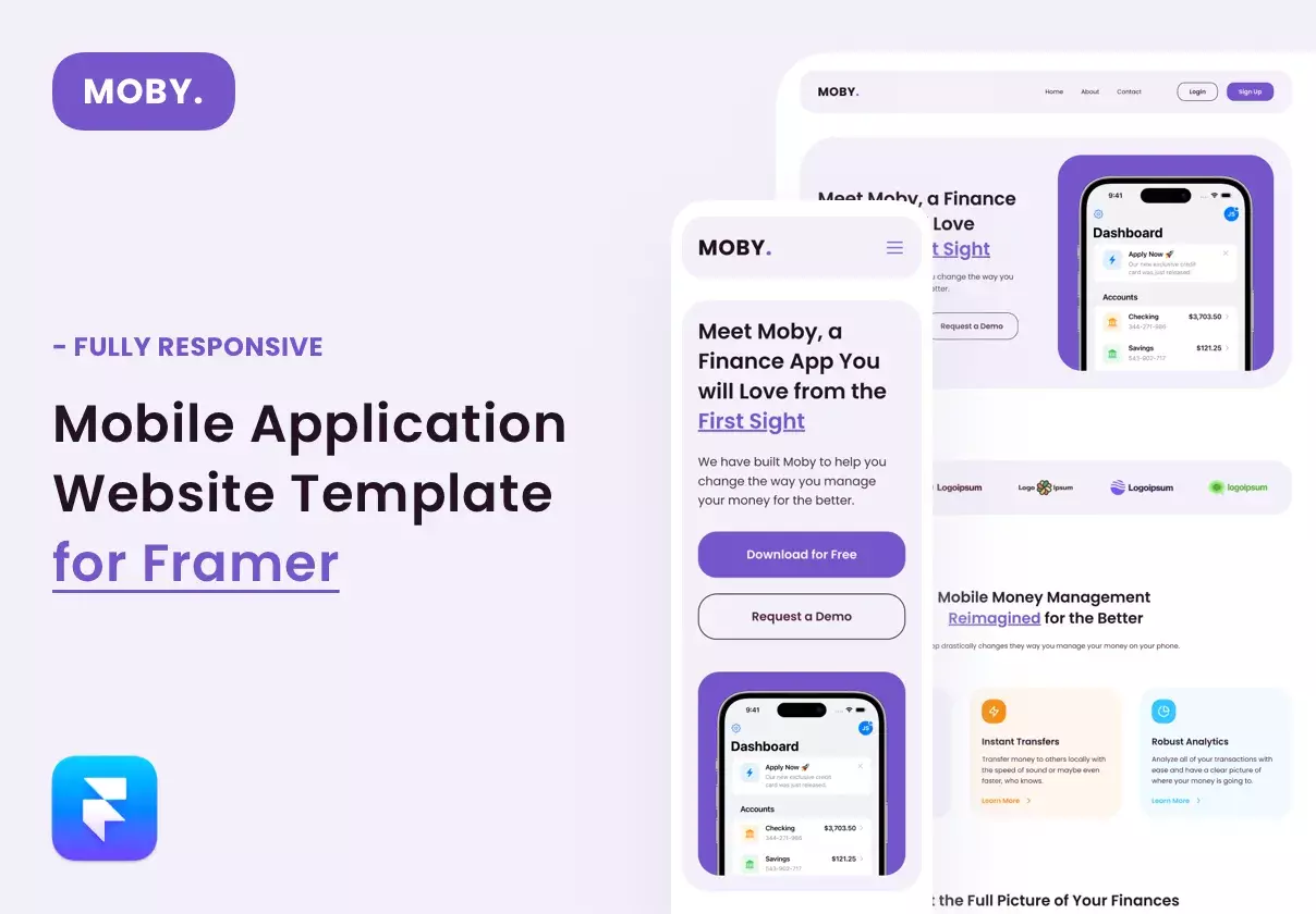 Moby - Mobile Application Website Template