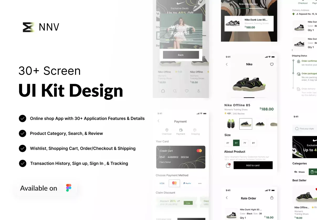 NNV - Shoes Store UI KIT👟