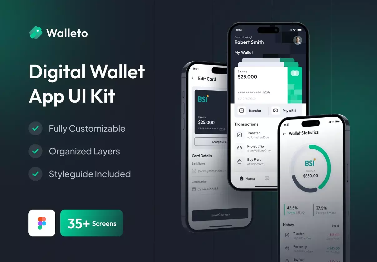 E-Wallet App UI Kit