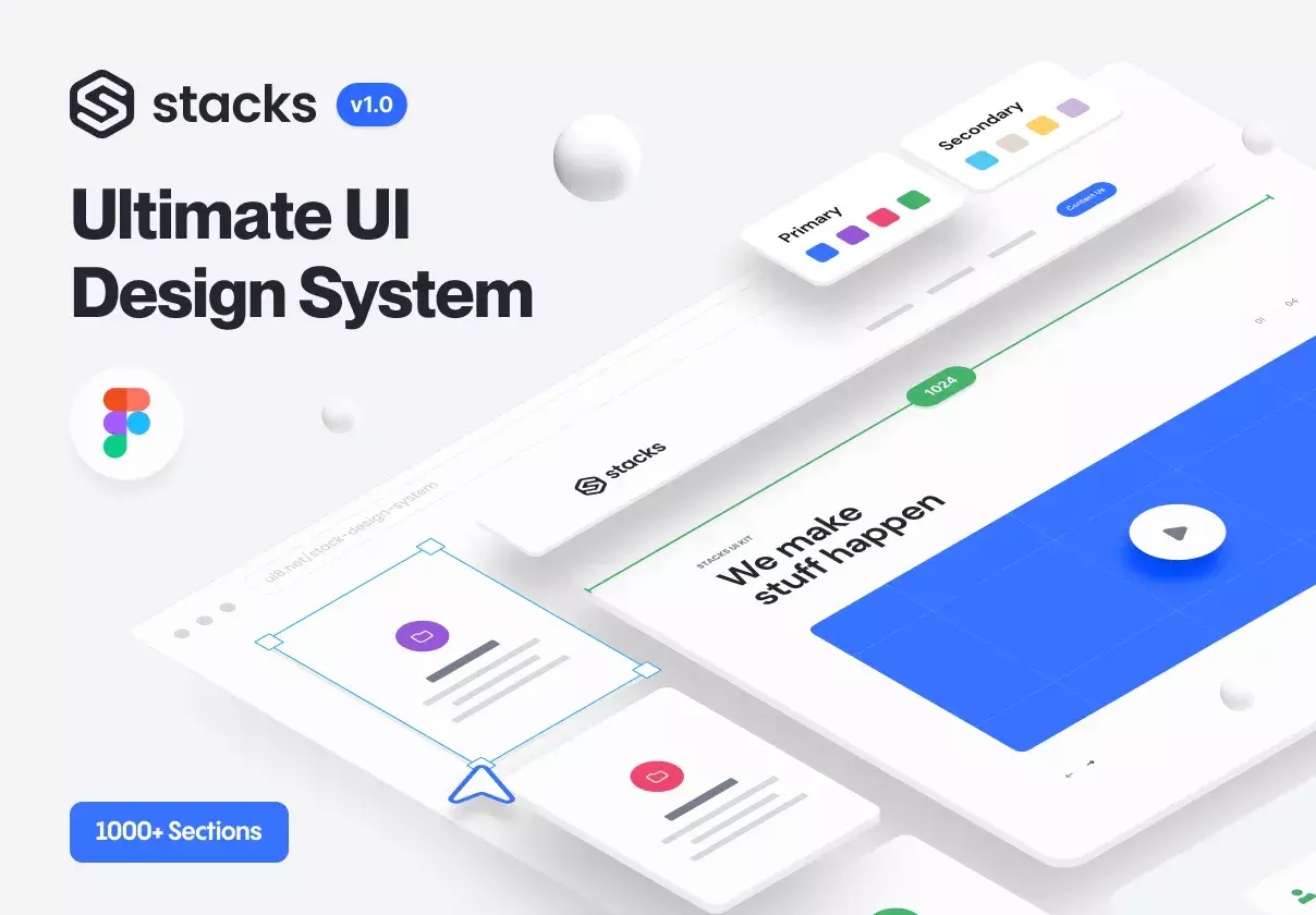 Build any clean and beautiful website with Stack Design System