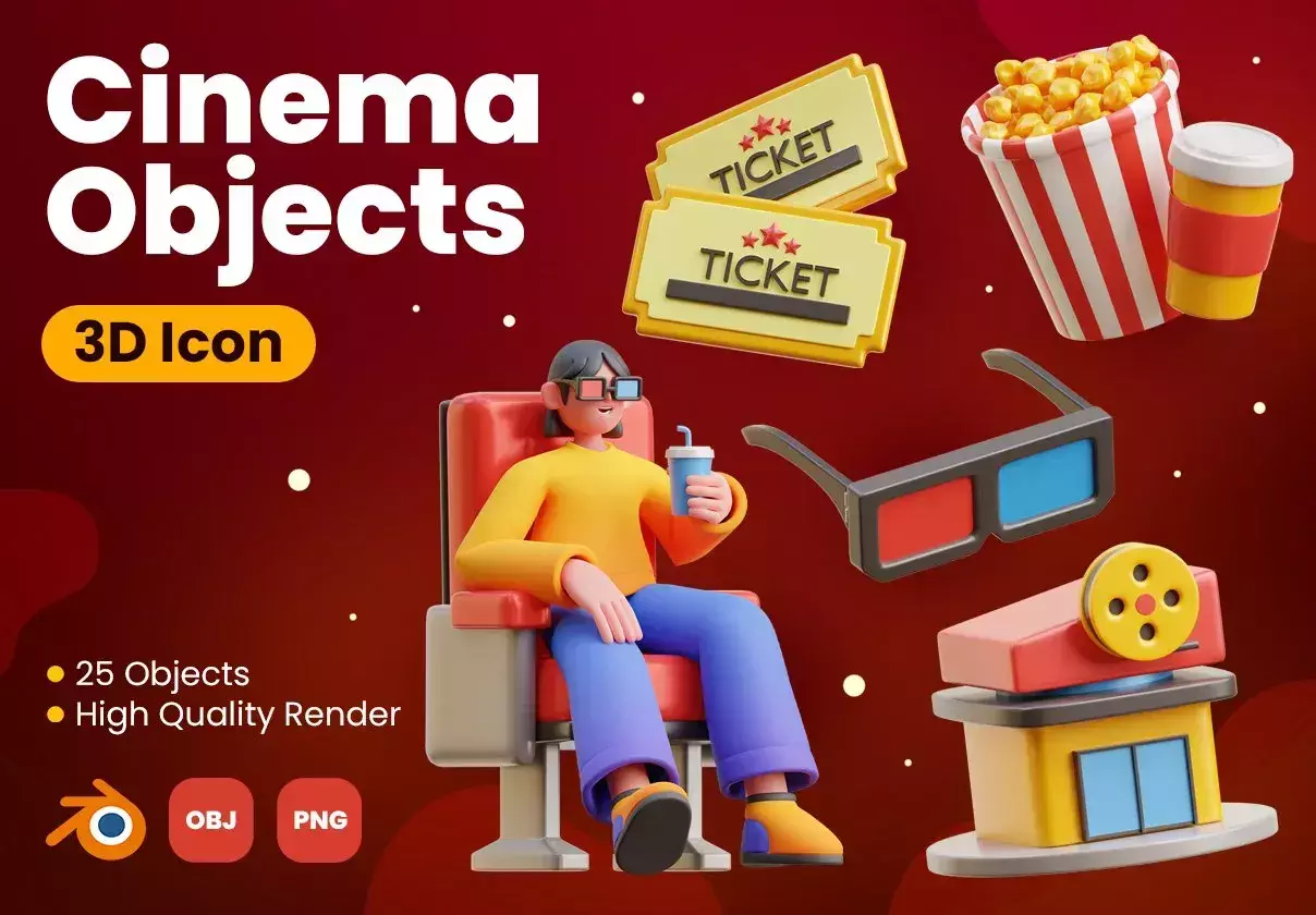 Cinema 3D Icons