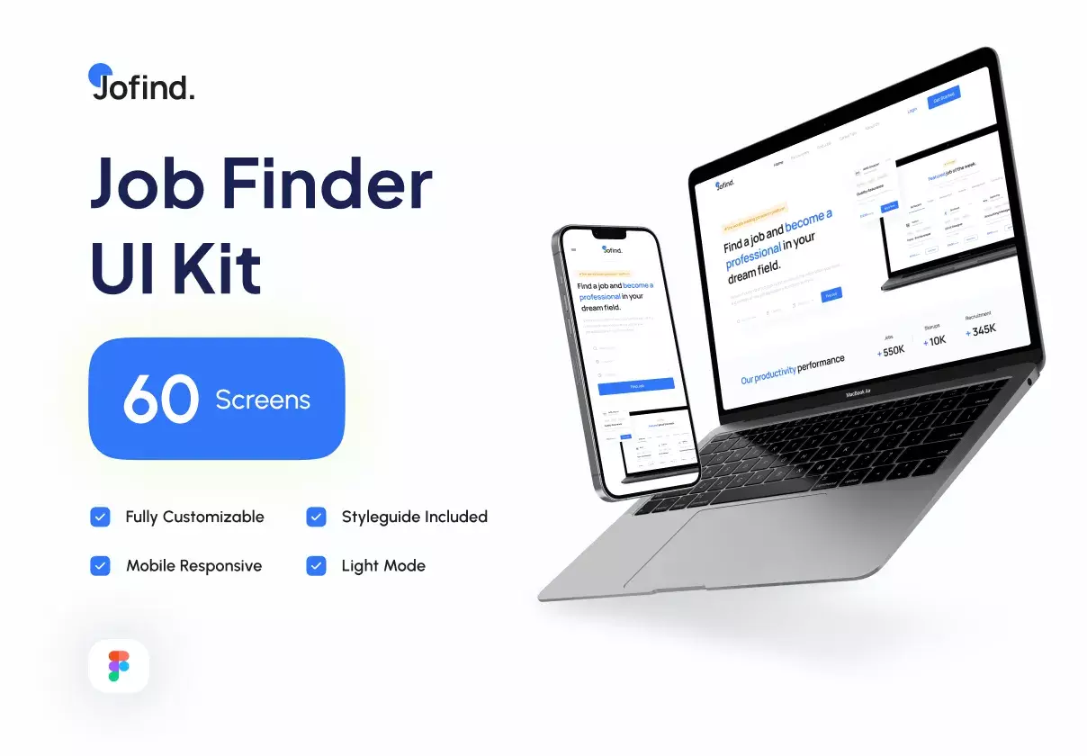 JoFind - Job Finder Apps UI Kit