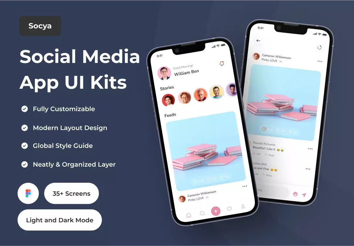 Socya - Social Media App UI Kit