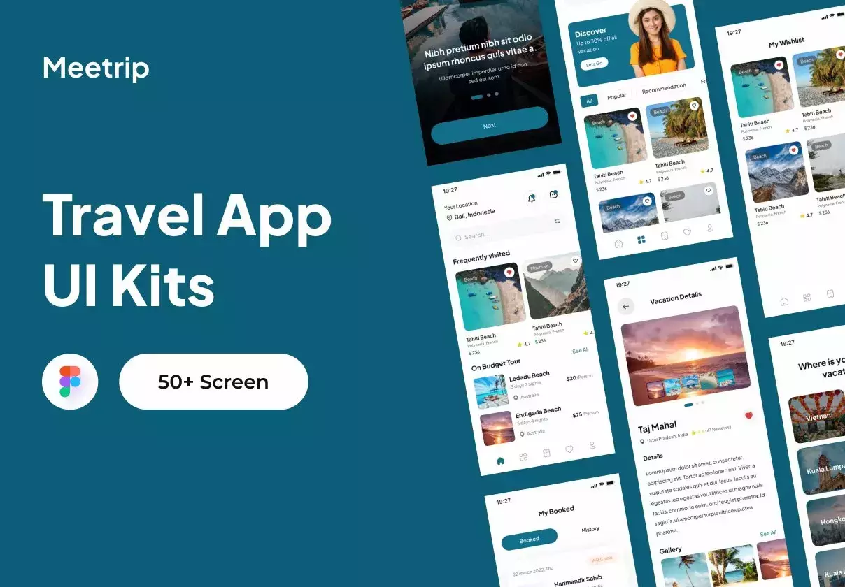 Meetrip - Travel Apps UI Kits