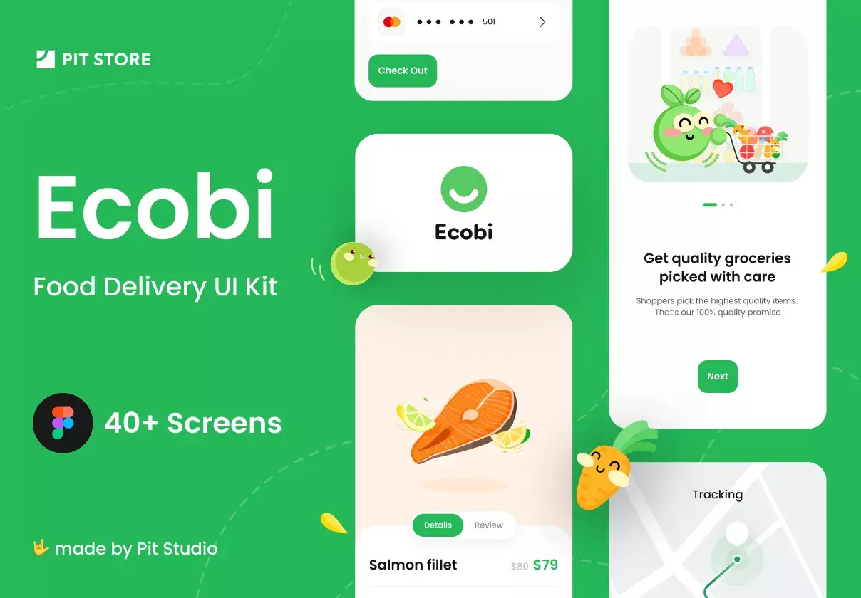 Ecobi - Food & Delivery UI Kit