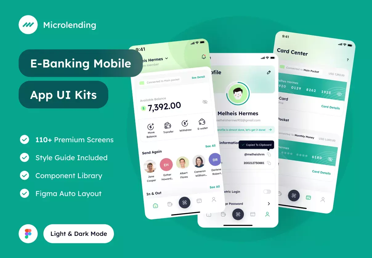 Mobile Banking UI Kit