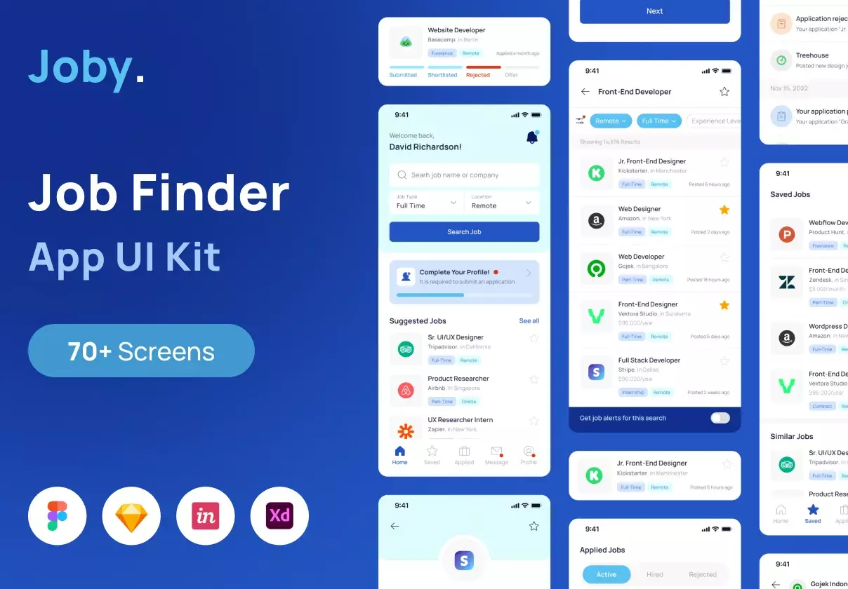 Joby - Job Finder Apps UI KIT