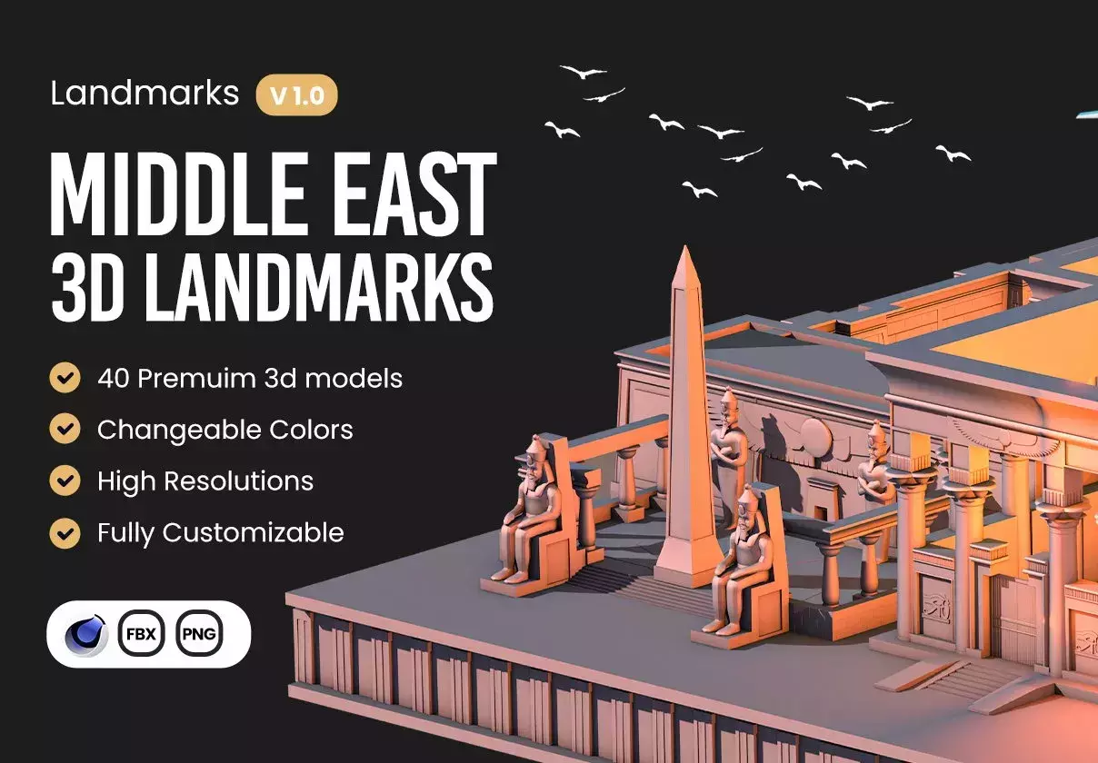 Moorgan 3d landmarks Pack (v1.0)