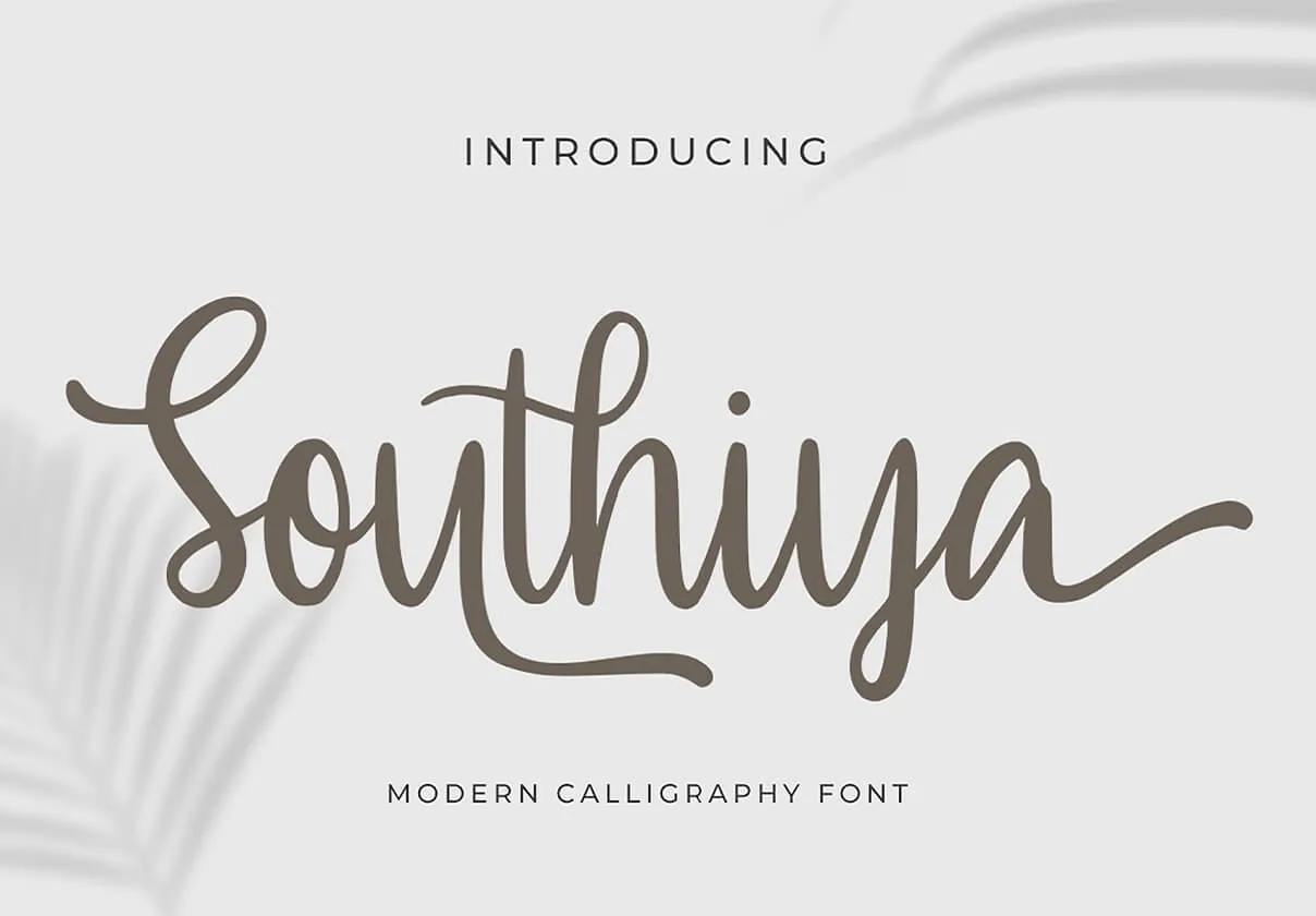 Southiya - Modern Calligraphy Font