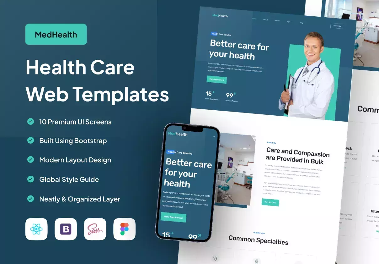 MedHealth - Health Care Web Templates