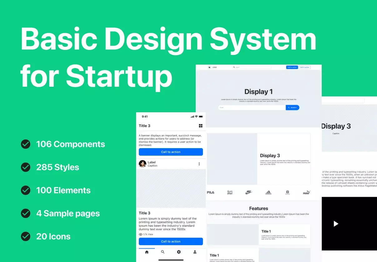 Basic Design System for Startup