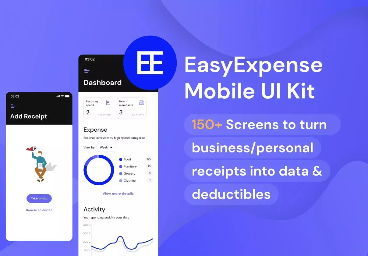 EasyExpense Mobile UI Kit