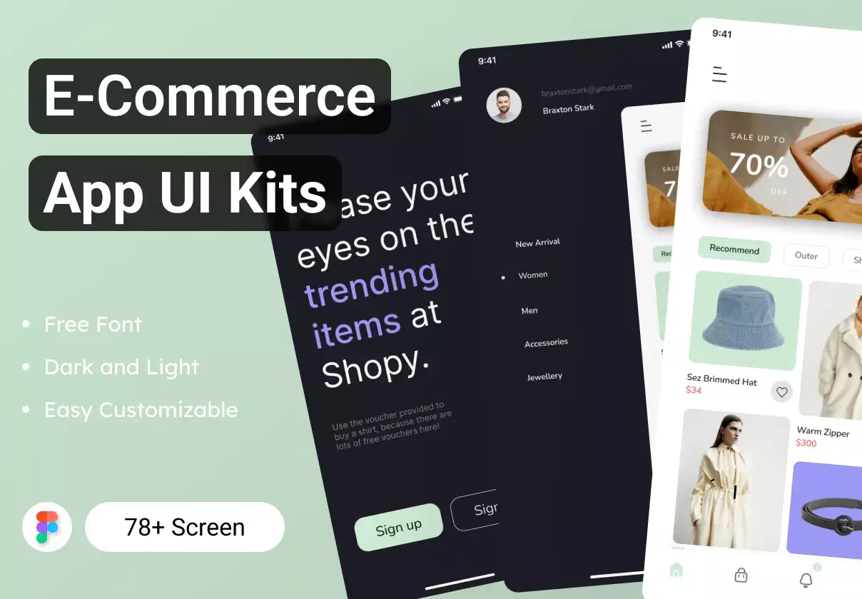 E-Commerce App UI Kits