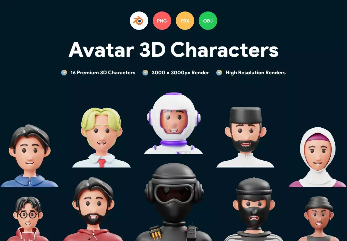 Avatar 3D Illustration