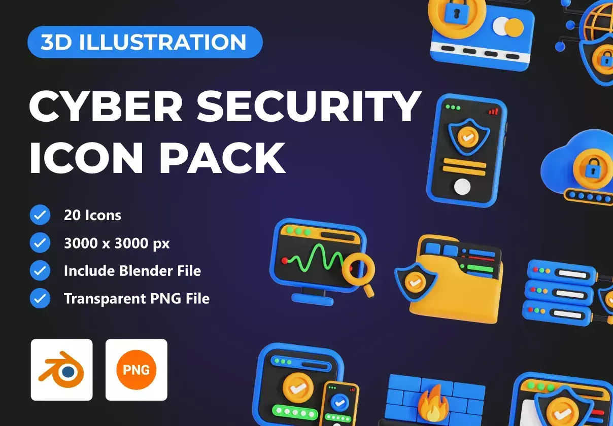 Cyber Security 3D Pack