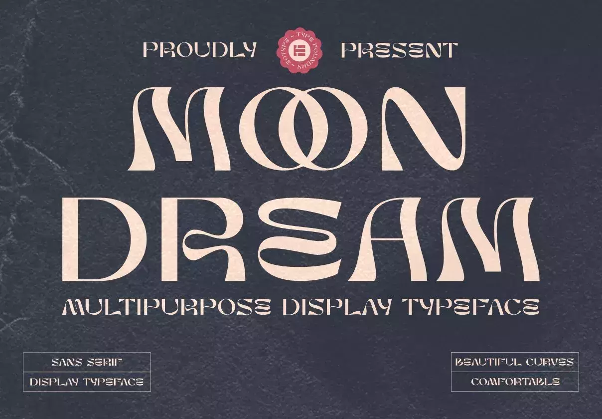 Moon Dream Display Typeface