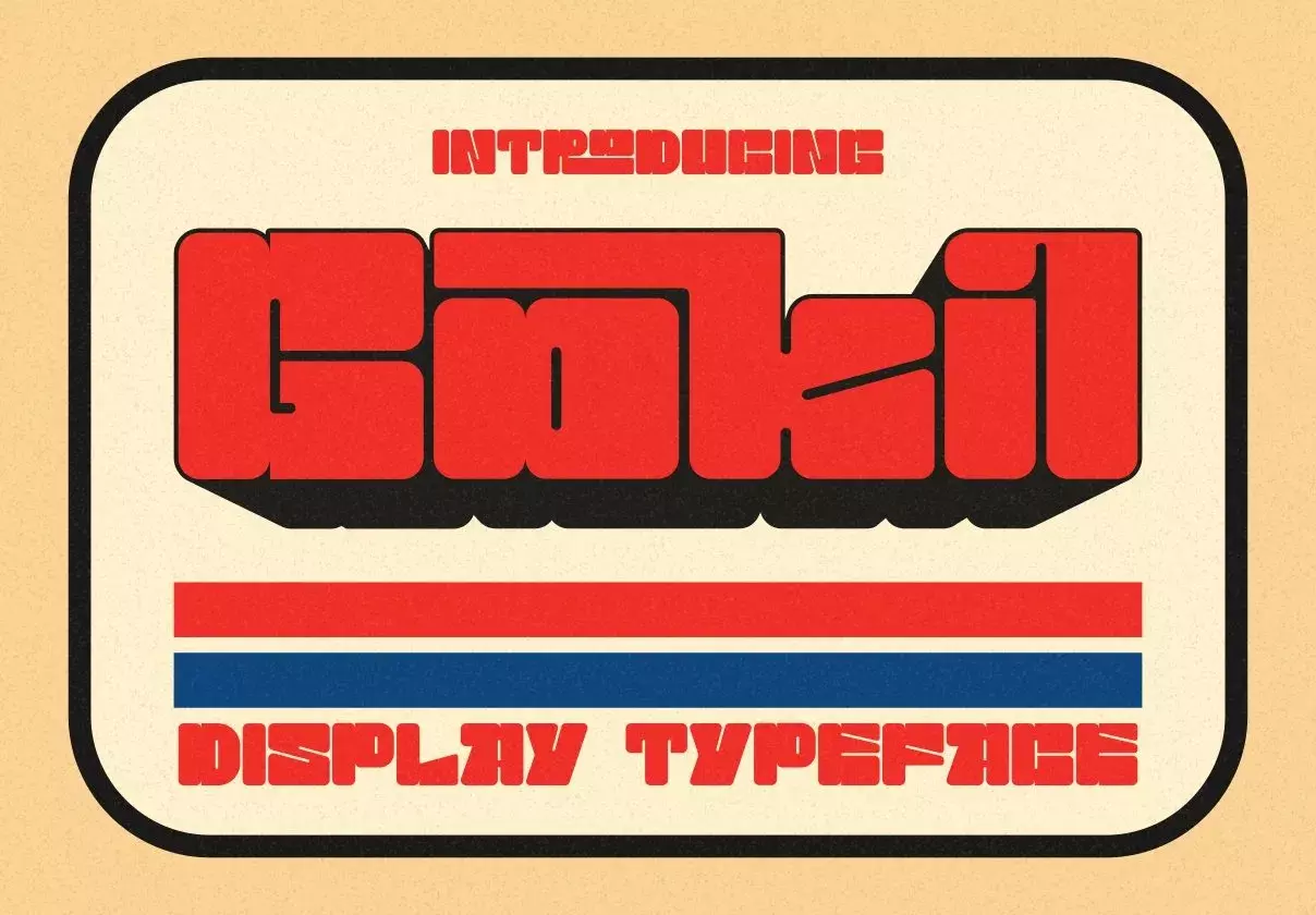 Gokil - Display Typeface