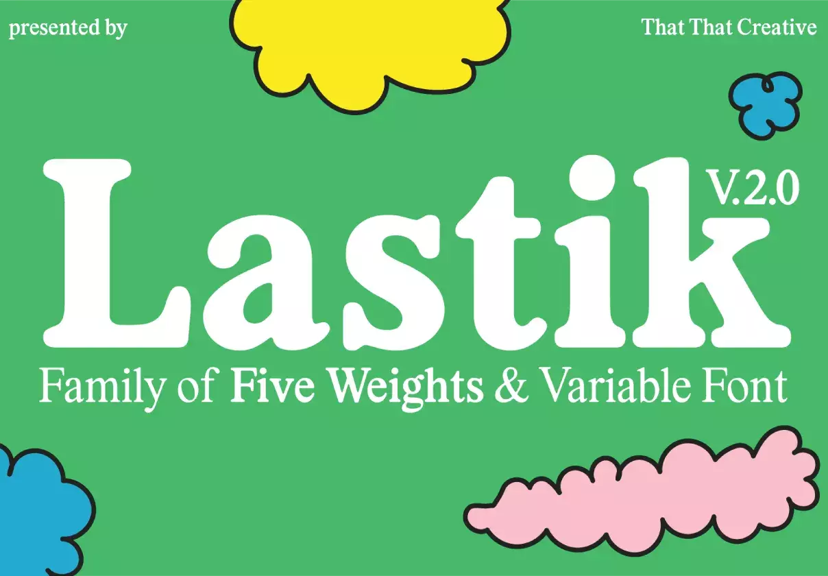 Lastik 5 Font Family