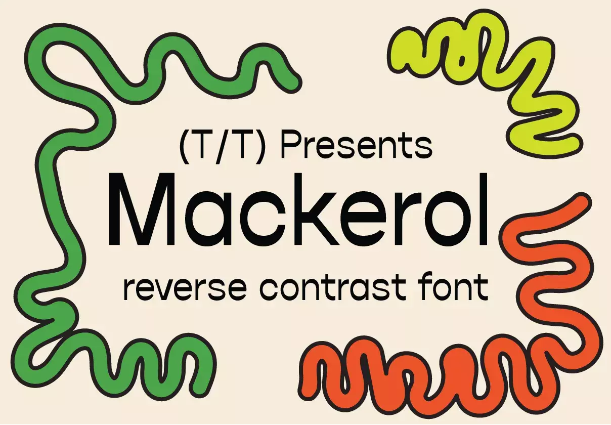 Mackerol Reverse Contrast Font