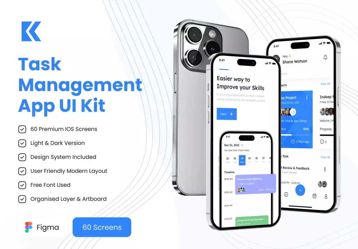 Task Management App UI Kit