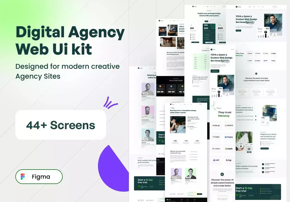 Technology & Business Digital Services Agency Web UI Kit