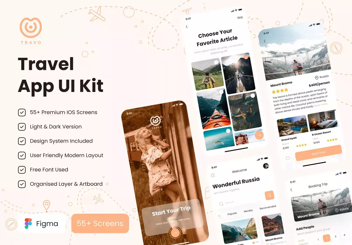 Travel App UI Kit