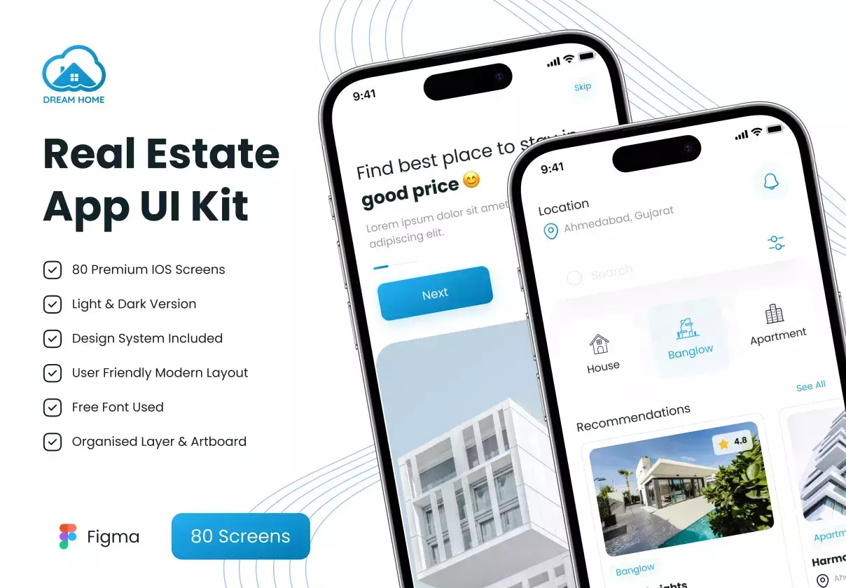 Real Estate App UI Kit