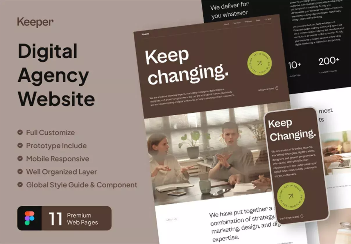 Perfect design for Digital Agency Website