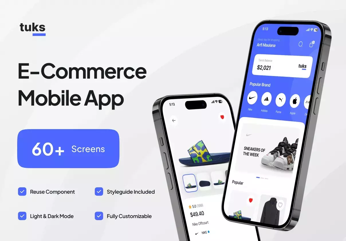 E-Commerce Mobile App UI Kit