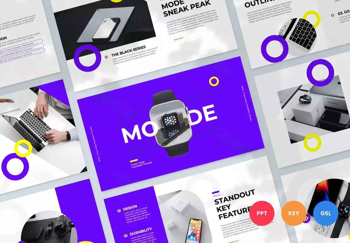 Product Design Presentation Template – Mode