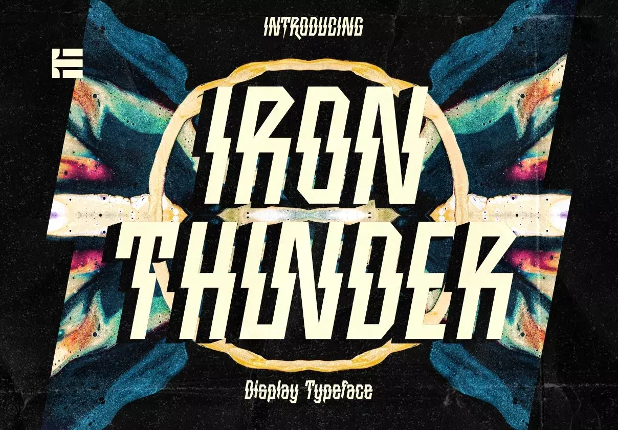 Iron Thunder - Display Font