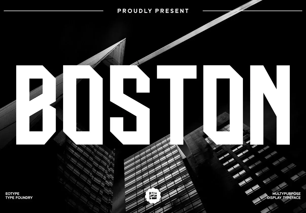 Boston - Dispaly Typeface