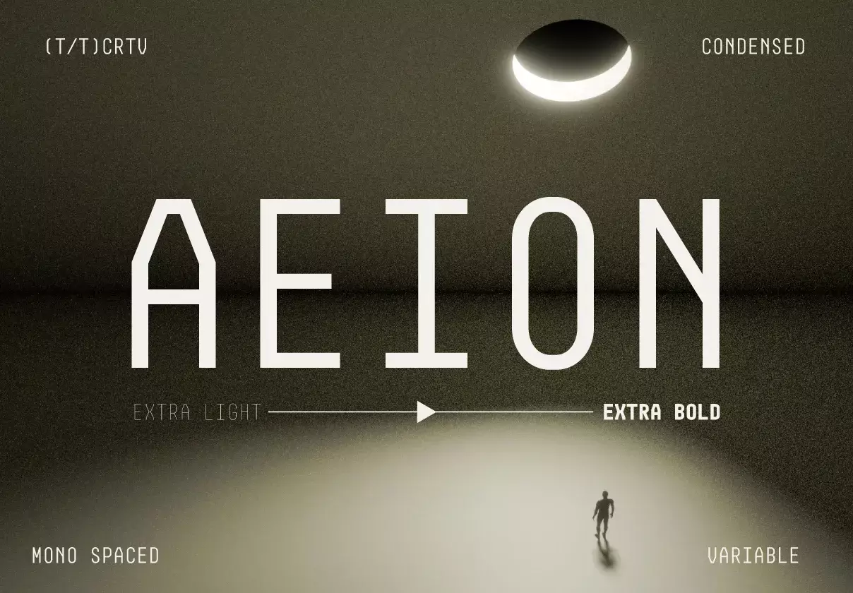 Aeion Mono Spaced Variable Font Family