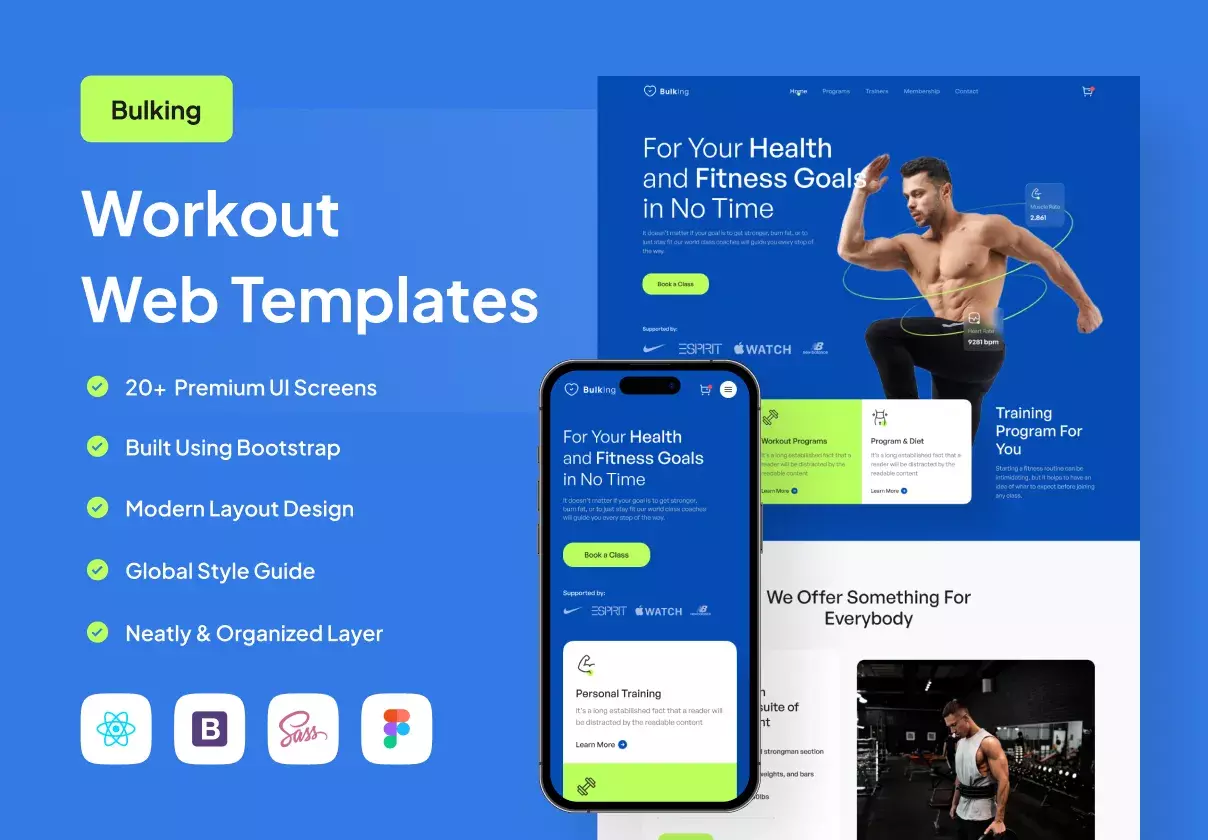 Bulking - Workout Web Templates