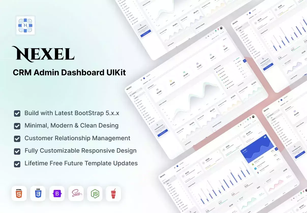 NEXEL || CRM Admin Dashboard UIKit