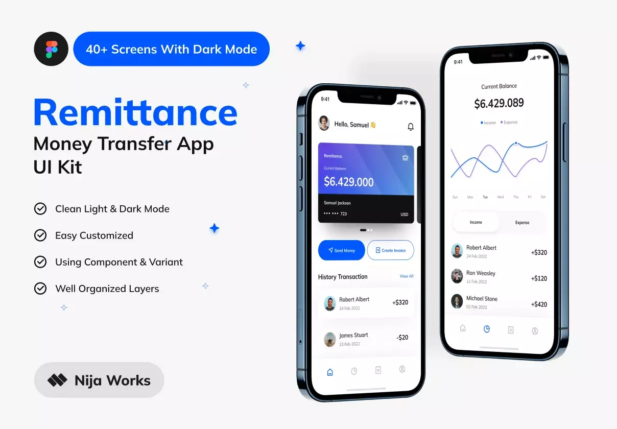 Remittance App UI Kit