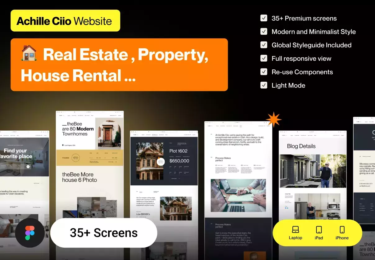 Achille Ciio - Real Estate Web Templates