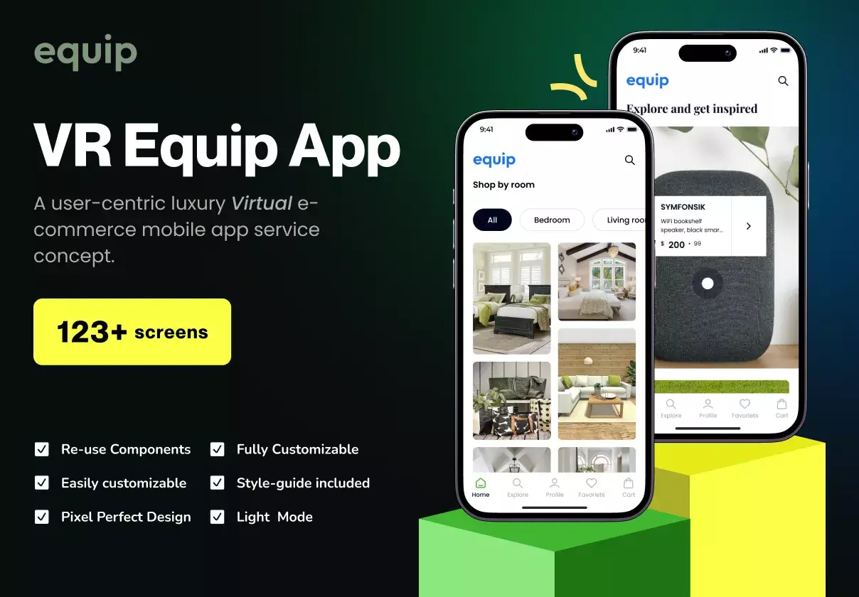 Equip App Ui Kit Design