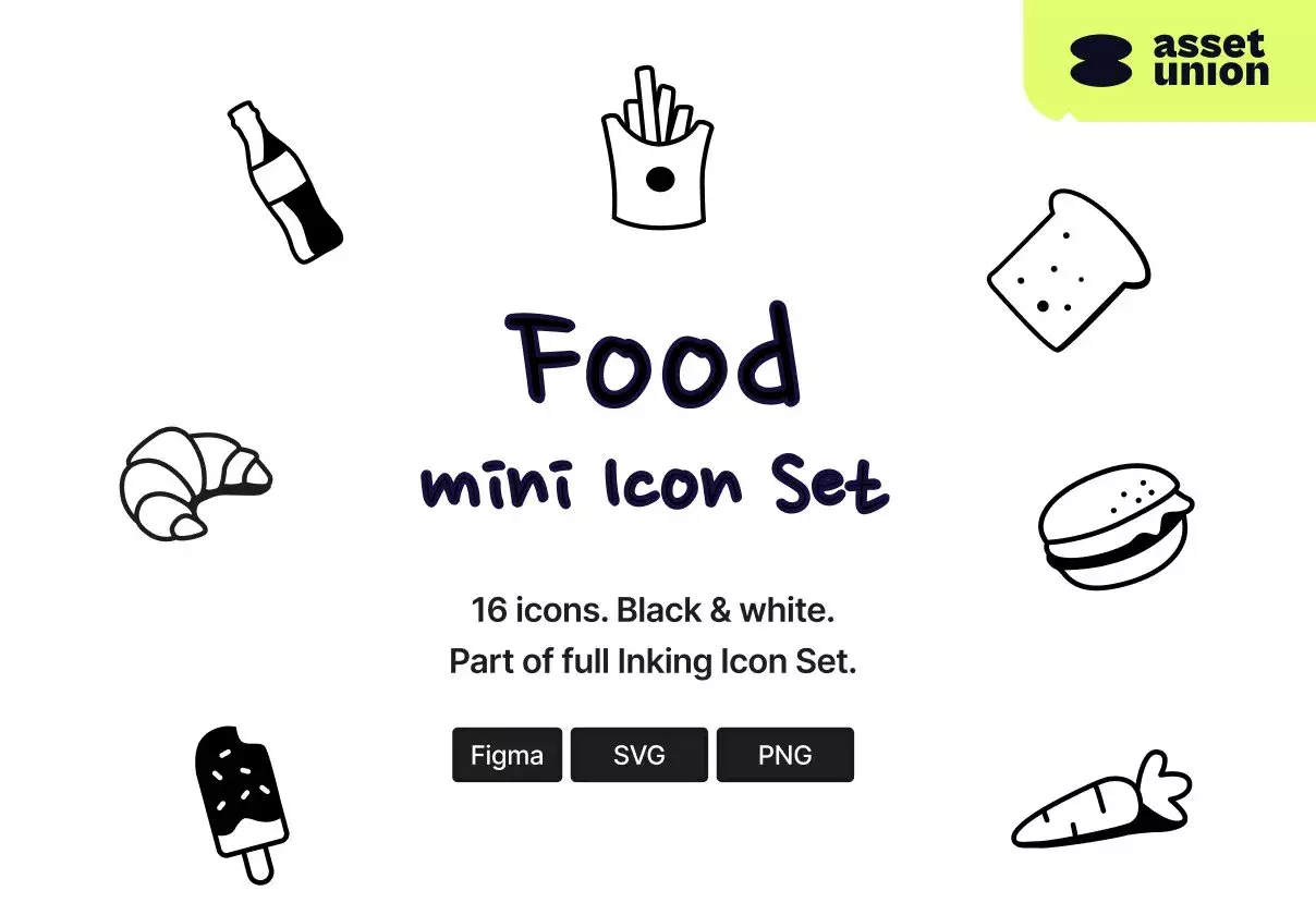 Food - Inking Icon Set