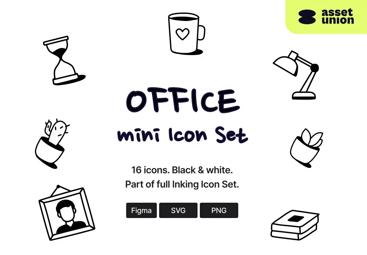 Office - Inking Icon Set