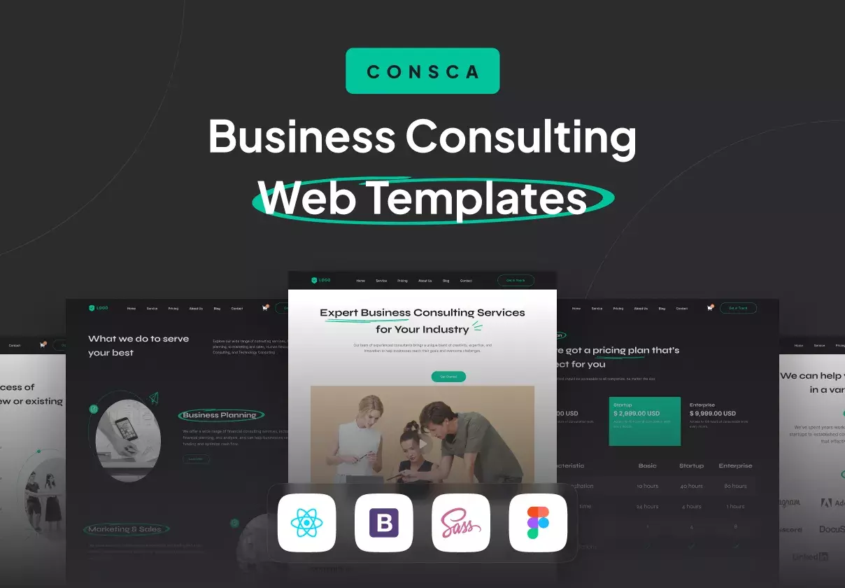 CONSCA - Business Consulting Web Templates