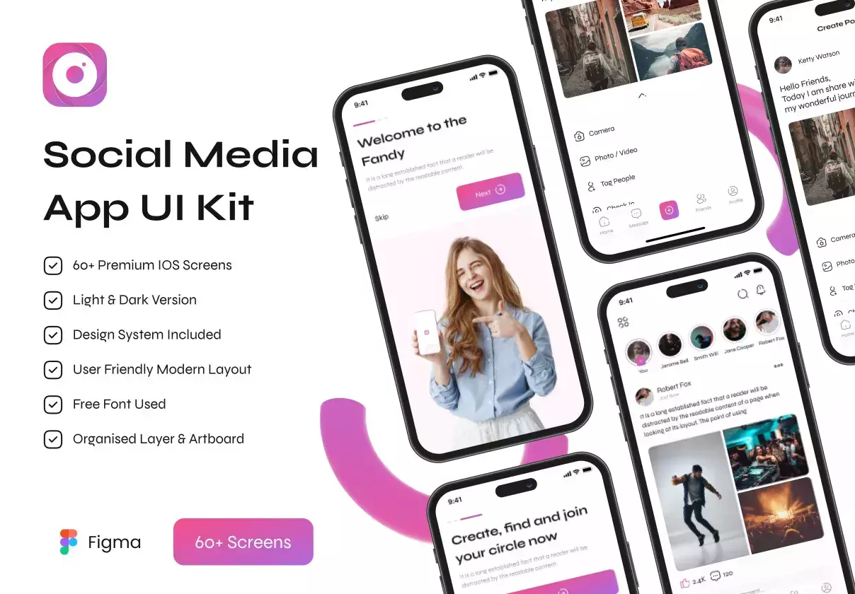 Social Media App UI Kit