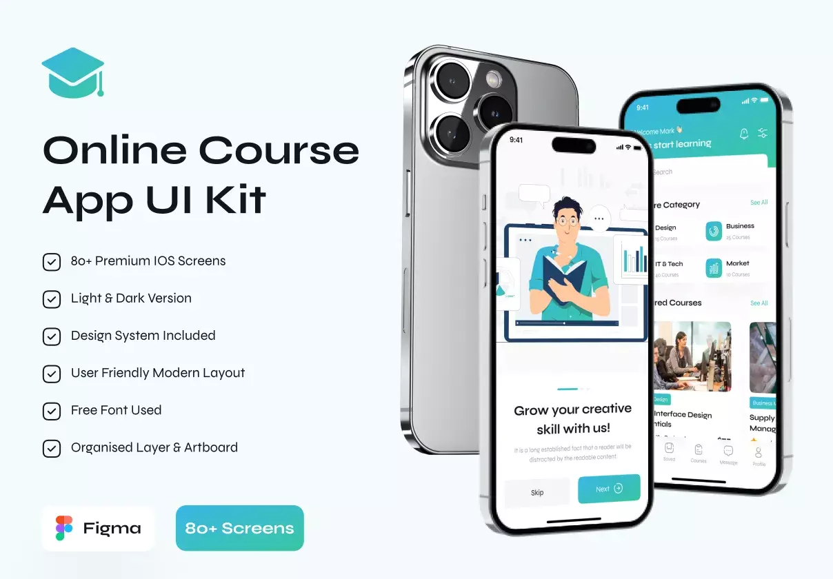 Online Course App UI Kit