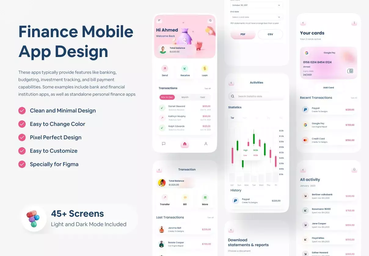 Banking App Design