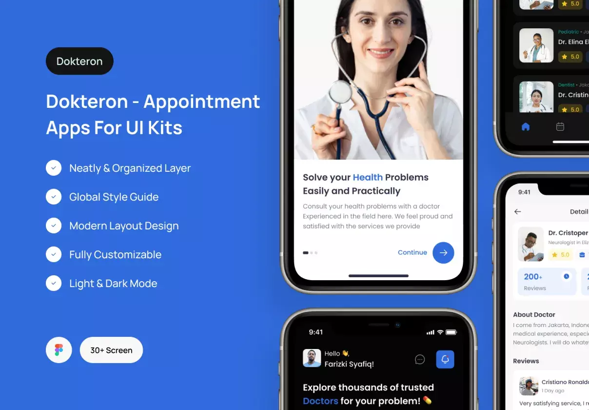 Docteron - Appointment Doctor App